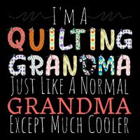 Cool Quilting Design For Women Grandma Quilt Sewing Quilter Women's V-Neck T-Shirt