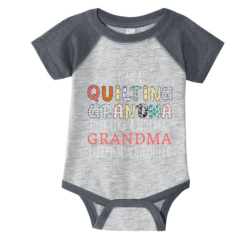 Cool Quilting Design For Women Grandma Quilt Sewing Quilter Infant Baby Jersey Bodysuit