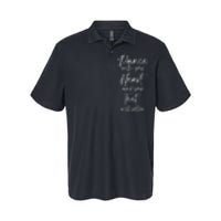 Cute Quote Dance With Your Heart And Your Feet Will Follow Softstyle Adult Sport Polo