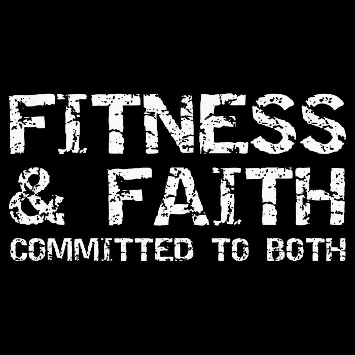 Christian Quote For Men Fitness & Faith Committed To Both Backpack