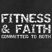 Christian Quote For Men Fitness & Faith Committed To Both Hat