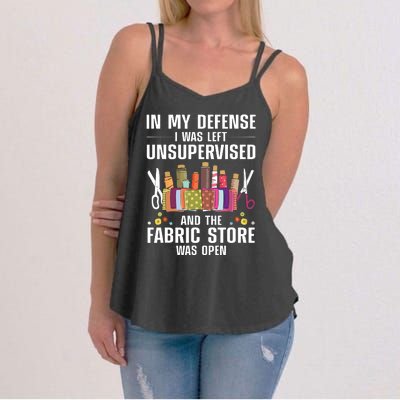 Cool Quilting For Women Grandma Sewing Quilt Lovers Quilters Women's Strappy Tank