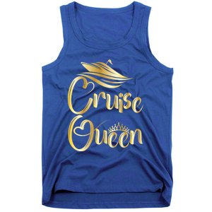 Cruise Queen Funny Gift Cruise Boat Lover Vacation Getaway Funny Gift Tank Top