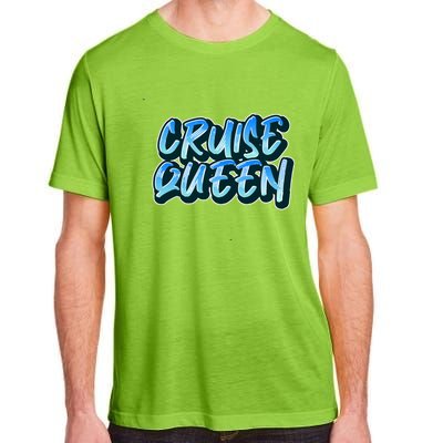 Cruise Queen Funny Cruise Ship Gift Adult ChromaSoft Performance T-Shirt