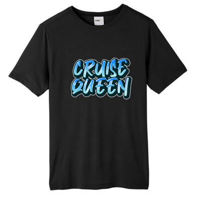 Cruise Queen Funny Cruise Ship Gift Tall Fusion ChromaSoft Performance T-Shirt