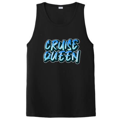 Cruise Queen Funny Cruise Ship Gift PosiCharge Competitor Tank