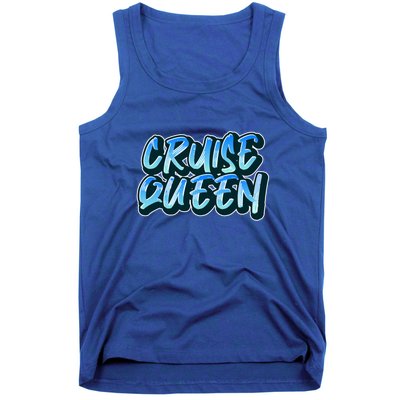 Cruise Queen Funny Cruise Ship Gift Tank Top