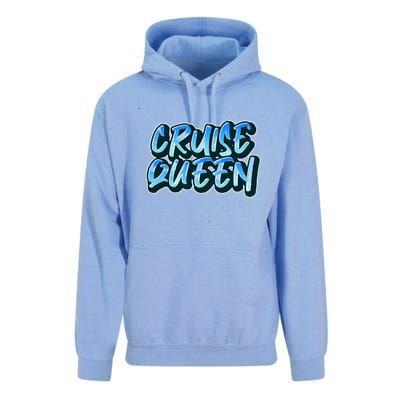 Cruise Queen Funny Cruise Ship Gift Unisex Surf Hoodie