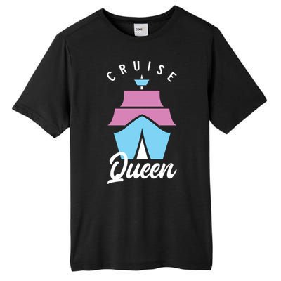 Cruise Queen Funny Cruising Cool Gift Tall Fusion ChromaSoft Performance T-Shirt