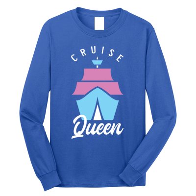 Cruise Queen Funny Cruising Cool Gift Long Sleeve Shirt