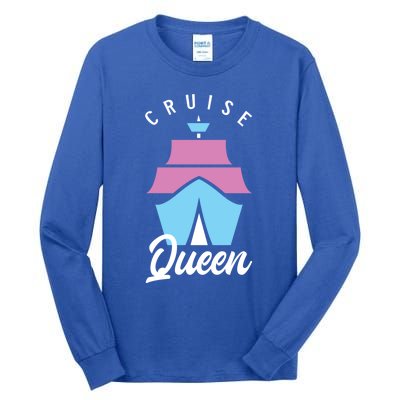 Cruise Queen Funny Cruising Cool Gift Tall Long Sleeve T-Shirt