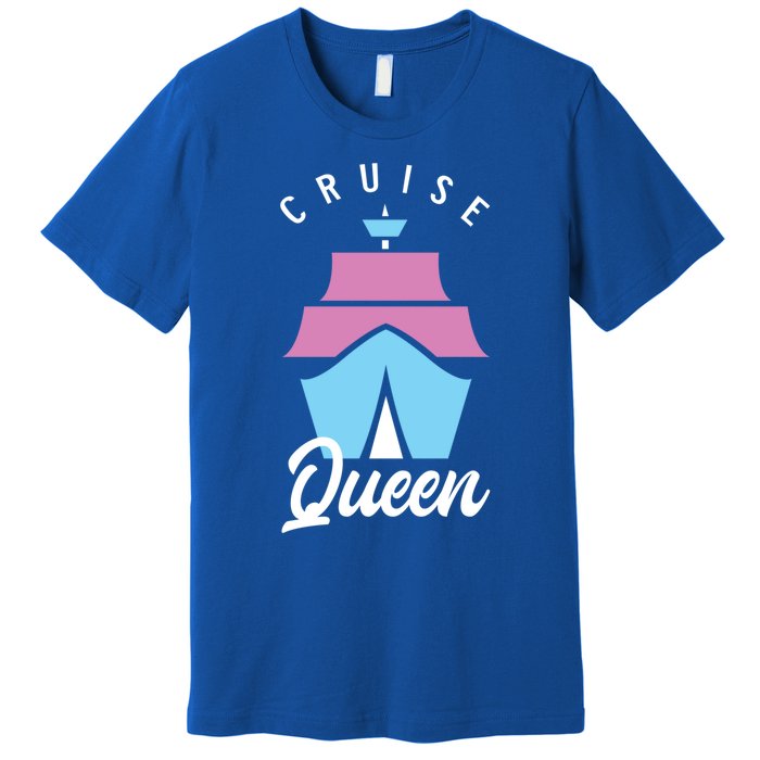 Cruise Queen Funny Cruising Cool Gift Premium T-Shirt