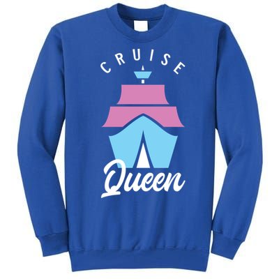 Cruise Queen Funny Cruising Cool Gift Tall Sweatshirt