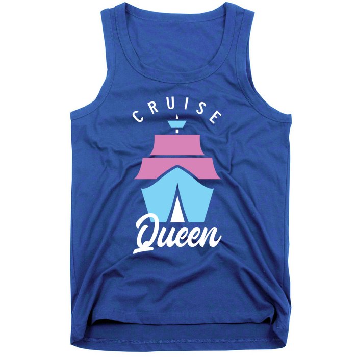 Cruise Queen Funny Cruising Cool Gift Tank Top