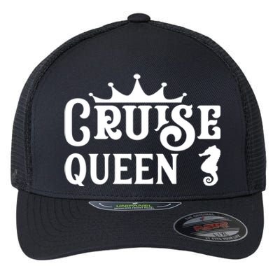 Cruise Queen Gift Flexfit Unipanel Trucker Cap