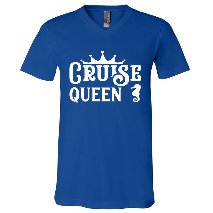 Cruise Queen Gift V-Neck T-Shirt