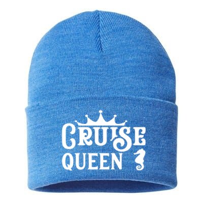 Cruise Queen Gift Sustainable Knit Beanie