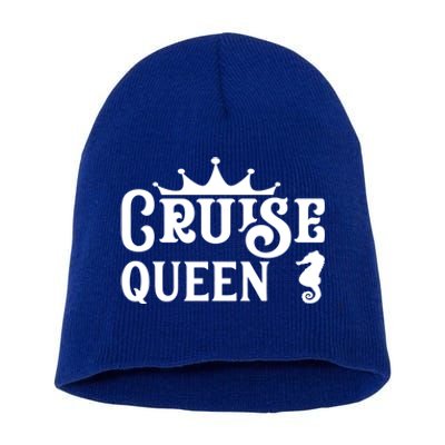 Cruise Queen Gift Short Acrylic Beanie