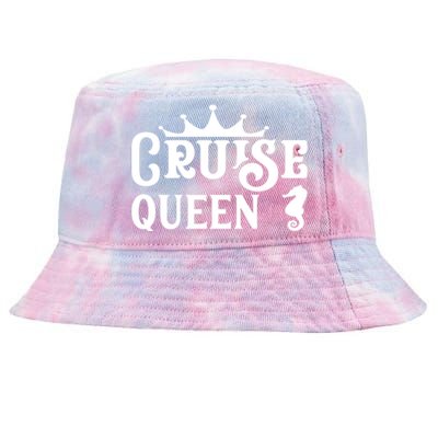 Cruise Queen Gift Tie-Dyed Bucket Hat