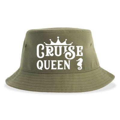 Cruise Queen Gift Sustainable Bucket Hat