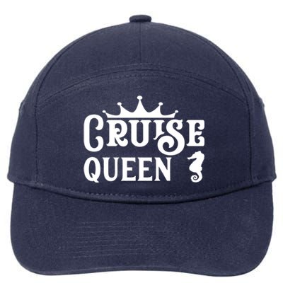 Cruise Queen Gift 7-Panel Snapback Hat