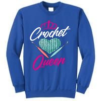 Crochet Queen Gift Cute Crocheting Gift For Crocheter Gift Sweatshirt