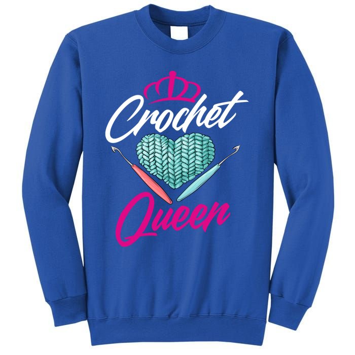 Crochet Queen Gift Cute Crocheting Gift For Crocheter Gift Sweatshirt