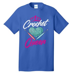 Crochet Queen Gift Cute Crocheting Gift For Crocheter Gift Tall T-Shirt