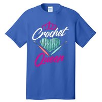 Crochet Queen Gift Cute Crocheting Gift For Crocheter Gift Tall T-Shirt