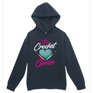 Crochet Queen Gift Cute Crocheting Gift For Crocheter Gift Urban Pullover Hoodie