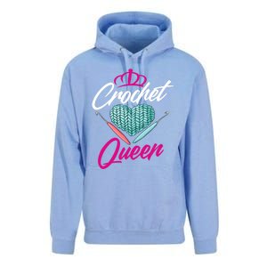 Crochet Queen Gift Cute Crocheting Gift For Crocheter Gift Unisex Surf Hoodie