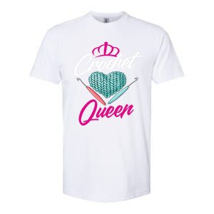 Crochet Queen Gift Cute Crocheting Gift For Crocheter Gift Softstyle CVC T-Shirt