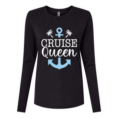 Cruise Queen Gift Womens Cotton Relaxed Long Sleeve T-Shirt