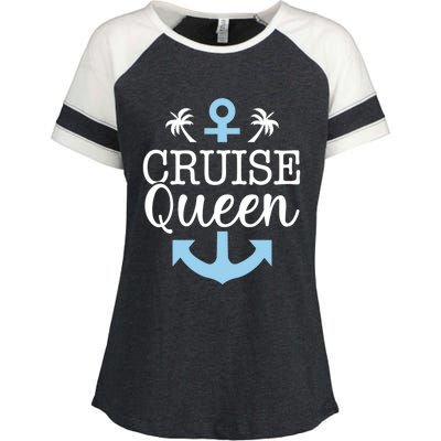 Cruise Queen Gift Enza Ladies Jersey Colorblock Tee