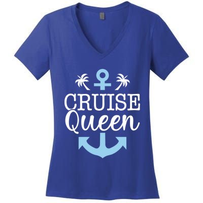 Cruise Queen Gift Women's V-Neck T-Shirt