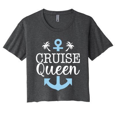 Cruise Queen Gift Women's Crop Top Tee