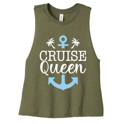 Cruise Queen Gift Women's Racerback Cropped Tank