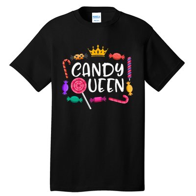 Candy Queen Halloween Lollipop Sweet Lover Tall T-Shirt