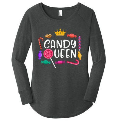 Candy Queen Halloween Lollipop Sweet Lover Women's Perfect Tri Tunic Long Sleeve Shirt