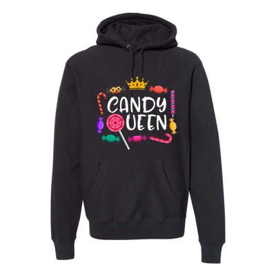 Candy Queen Halloween Lollipop Sweet Lover Premium Hoodie