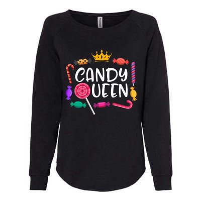 Candy Queen Halloween Lollipop Sweet Lover Womens California Wash Sweatshirt