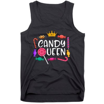 Candy Queen Halloween Lollipop Sweet Lover Tank Top