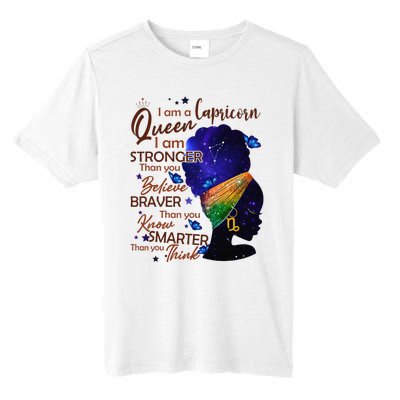 Capricorn Queen I Am Stronger Birthday Gift For Black Wo Tall Fusion ChromaSoft Performance T-Shirt