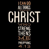 Christian Quote I Can Do All Things Through Christ Who Strengthens Me Backpack