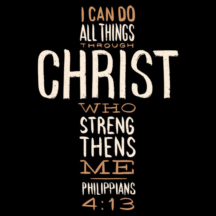Christian Quote I Can Do All Things Through Christ Who Strengthens Me Backpack