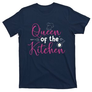 Cooking Queen Kitchen Funny Gift For Chef Culinary Student T-Shirt