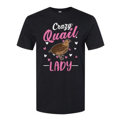 Crazy Quail lady Quail Softstyle® CVC T-Shirt