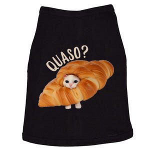 Croissant Quaso Meme Cat Cake Pet Lover Doggie Tank