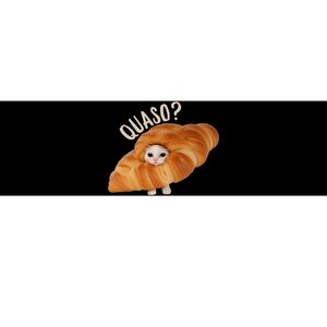 Croissant Quaso Meme Cat Cake Pet Lover Bumper Sticker