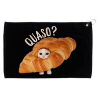 Croissant Quaso Meme Cat Cake Pet Lover Grommeted Golf Towel